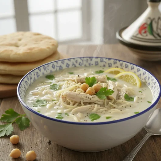 Chorba Beïda (Algerian White Chicken & Vermicelli Soup)