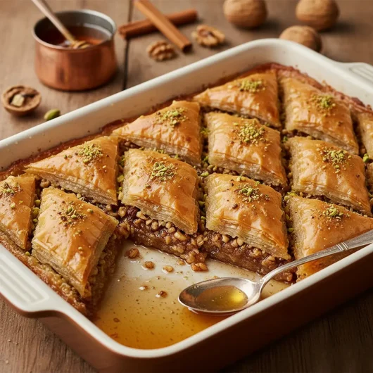 바클라바 - 클래식 그리스 호두 & 꿀 페이스트리