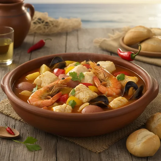 Caldeirada de Peixe – Halászok vegyes halas raguja burgonyával és paprikával (1)