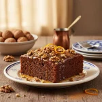 Karydopita — Bolo de Calda de Nozes