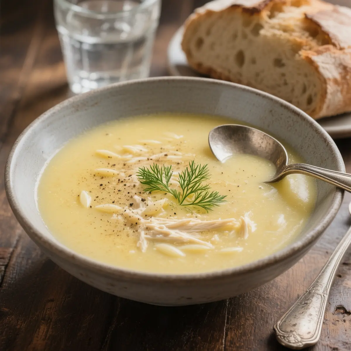 Kotosoupa Avgolemono