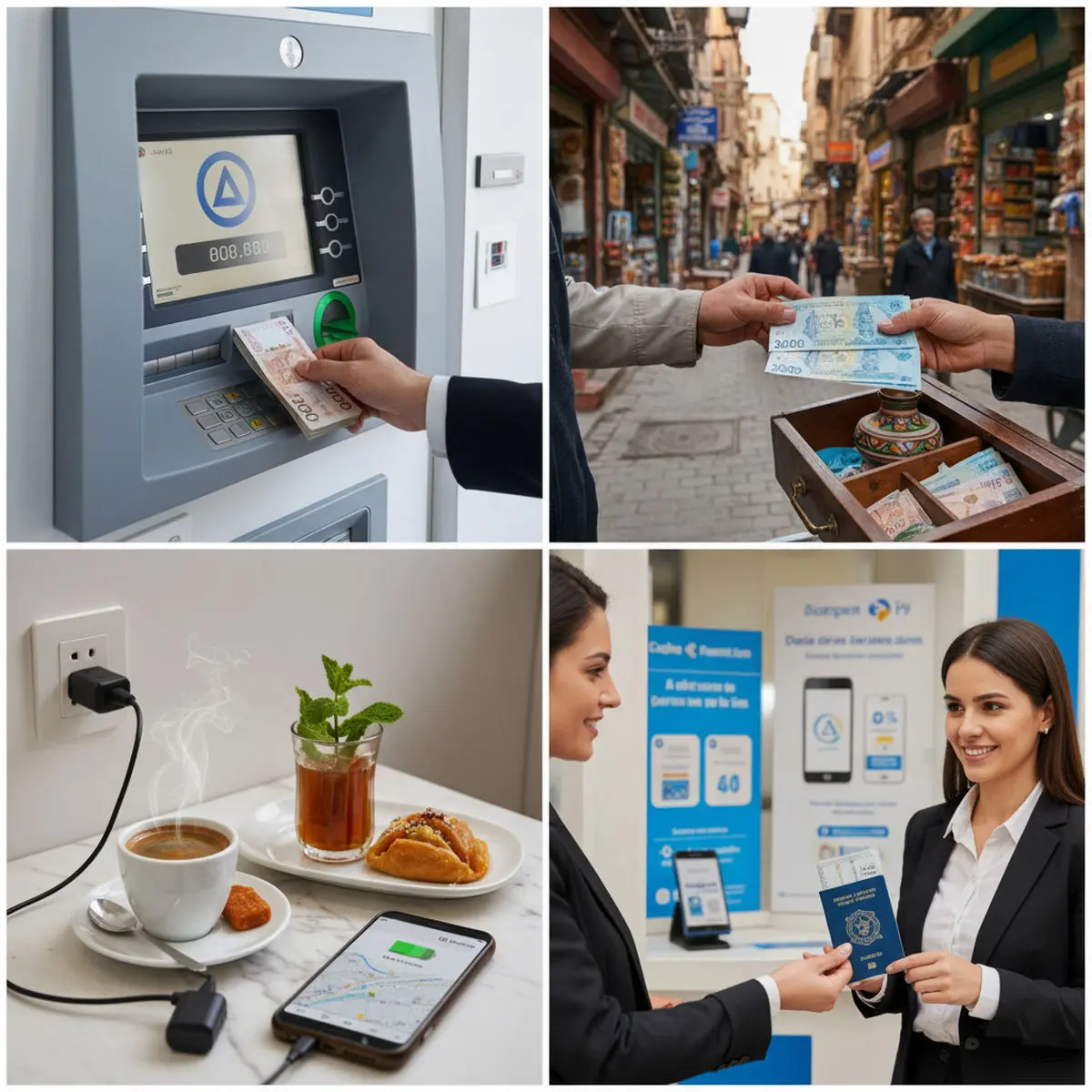 돈, 비용 및 연결성 - 알제 여행 가이드