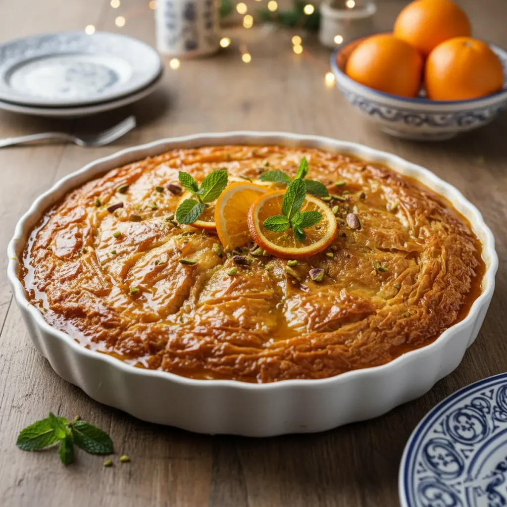Portokalopita — sirupasti filo kolač od narandže