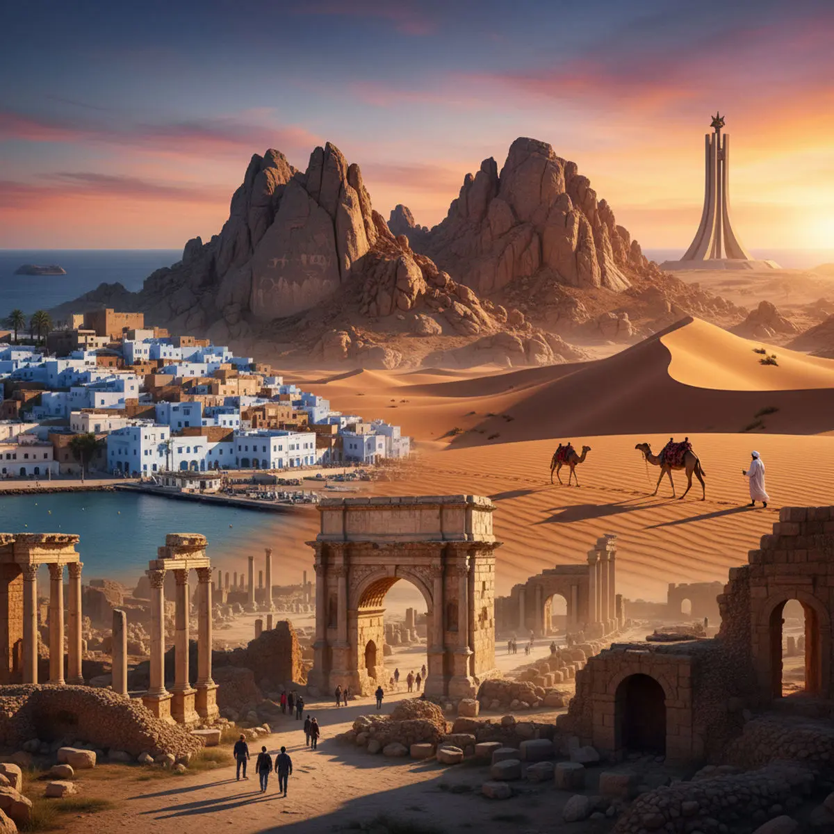 Примерни маршрути - Пътеводител за Алжир