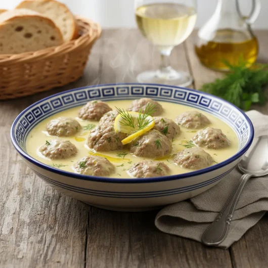 Youvarlakia Avgolemono