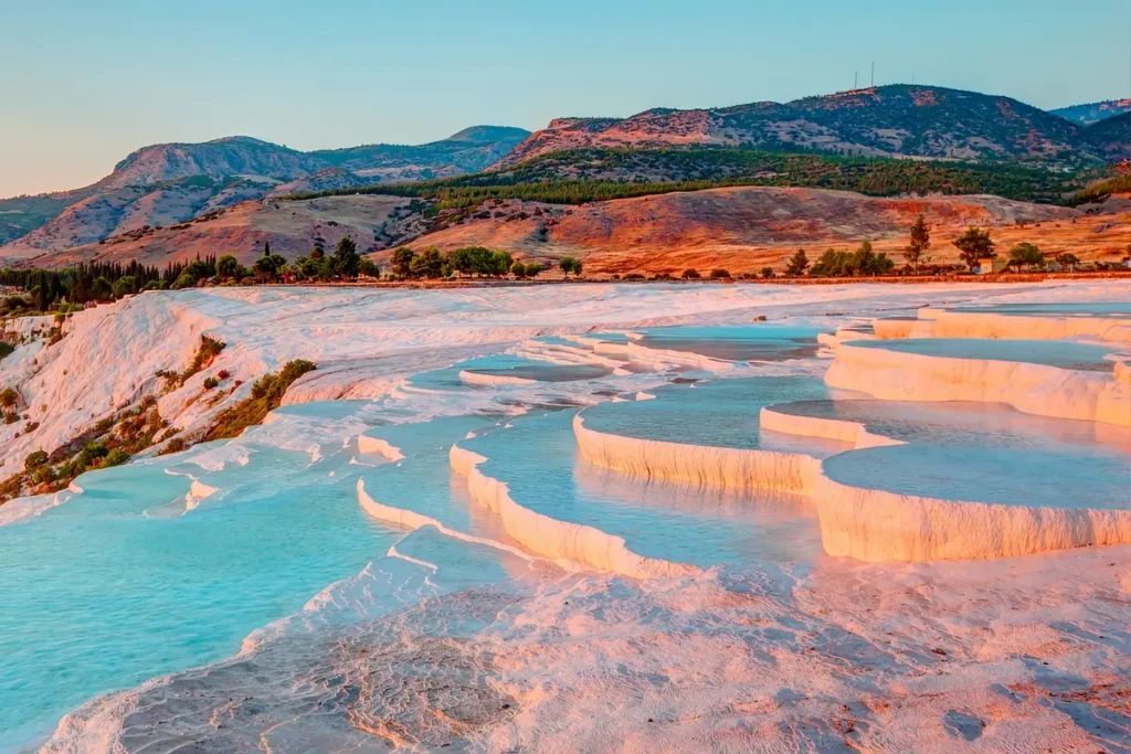 Pamukkale (Turkey) – The “Cotton Castle” of Terraced Springs - A Sci-Fi Fan’s Guide to Earth’s Alien Landscapes