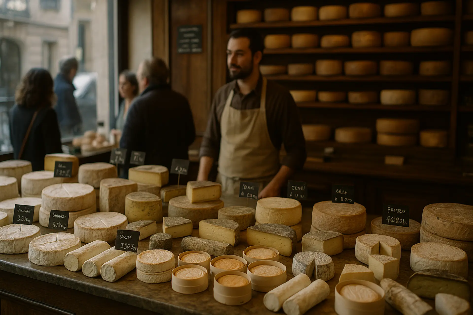 Sprievodca parížskymi syrárňami 25 najlepších syrární