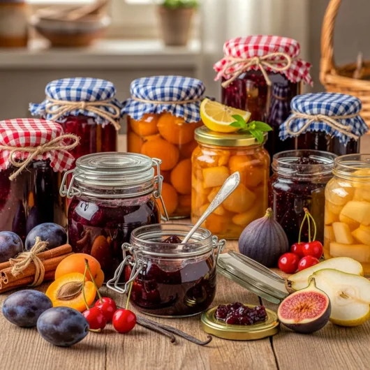 Marmellata e composta di frutta croata fatta in casa