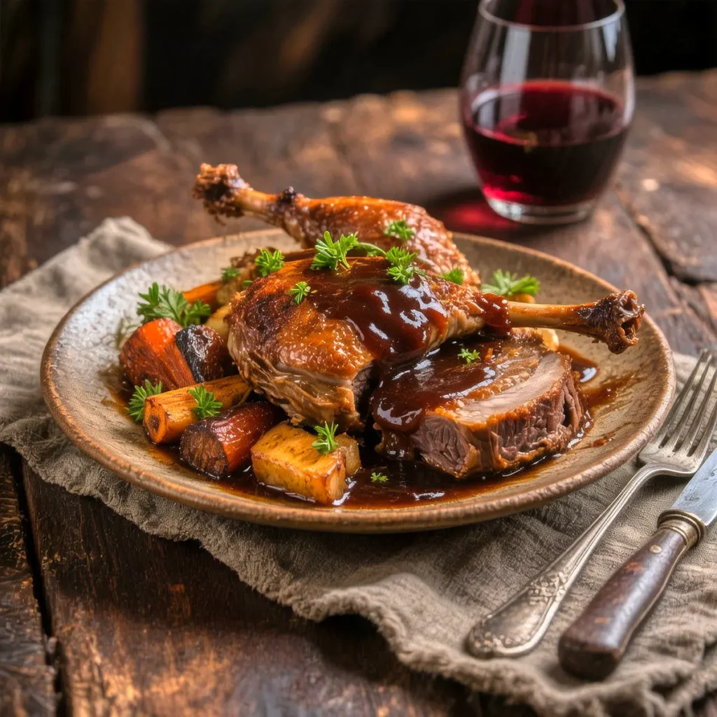 Wild Duck With Sauce – Rustic Croatian Hunting Dish